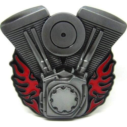 Cowboy metal belt buckle fire starter creative fashion buckle