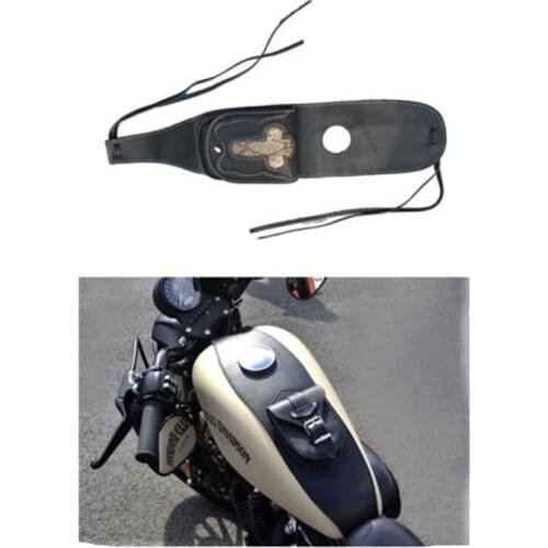 Motorcycle Universal Leather Bag Tool Roll Saddle Bag Dirt bike Cruiser Chopper Cafe Racer Old School Bobber Touring Scooter Atv