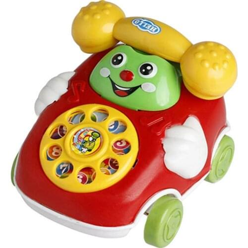 Baby Kids Cute Educational Developmental Cartoon Smile Face Toy Phone Car Educational Toy Smile Face Cartoon Phone Car Baby Toy