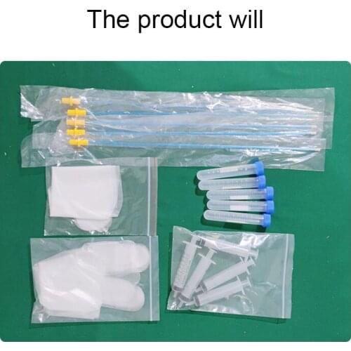 100 Sets Dog Artificial Insemination Set Bulldog Semen Corgi Collection Bags AI Sperm Bags Plastic Disposable PETS Cinic Tools