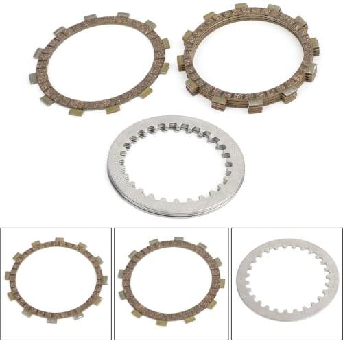 Areyourshop Clutch Kit Steel & Friction Plates For Yamaha XV XVS 125 250 Virago 1997-2017 5Y1-16331-01 Motorcycle Accessories