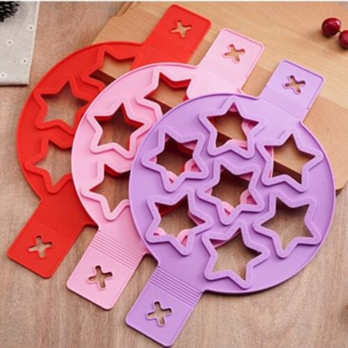 New Silicone Non Stick Fantastic Egg Pancake Maker Ring Kitchen Baking Omelet Moulds Flip cooker Egg Ring Mold