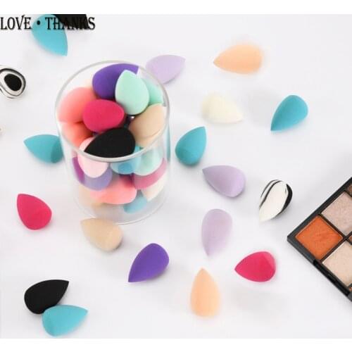 Wholesale Mini Makeup Sponge Water Drop Shape Makeup Soft Foundation puff Concealer Flawless Mixed cosmetic makeup sponge