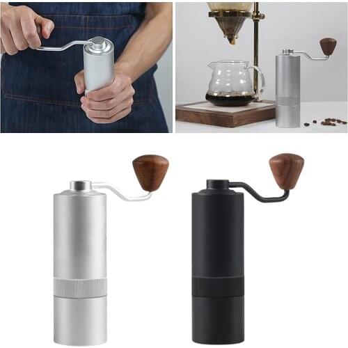 Portable Manual Coffee Bean Grinder,Stainless Steel Burr Mill,Easy to Removable