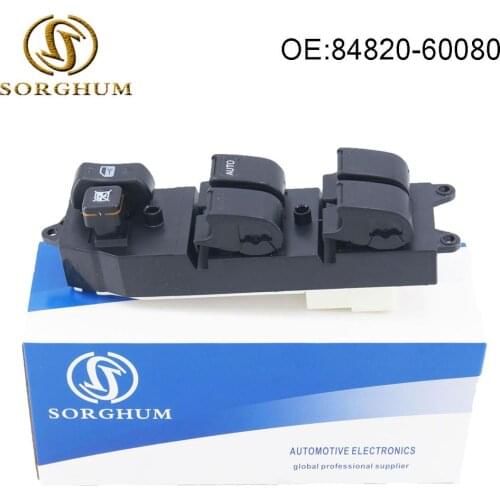 Right Hand Driver Power Window Master Switch 84820-60080 8482060080 For Toyota Hilux Prado