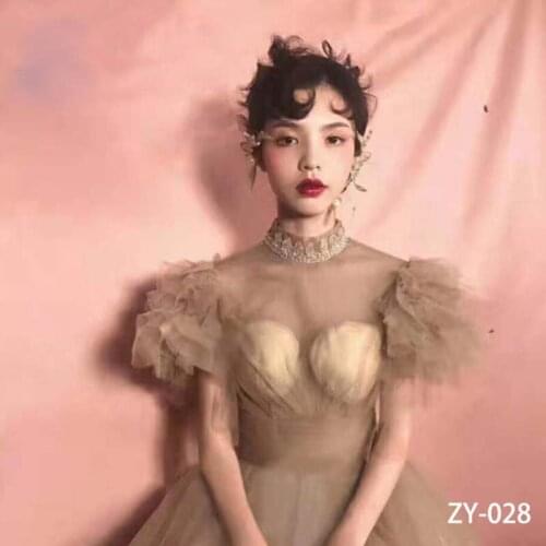 DAWNKNOW 3x5M Pro Tie-Dyed Solid Pink Muslin Photography Background Backdrop Vogue Pure Colour Photocall Wedding Photo Studio