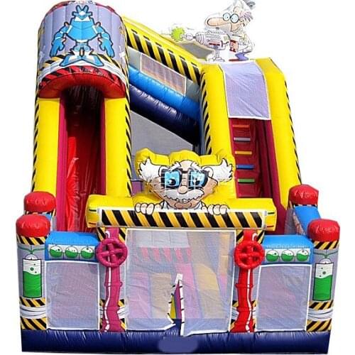 PVC Tarpaulin Inflatable Giant Jumping Castle Inflatable Fun City For Kids Game