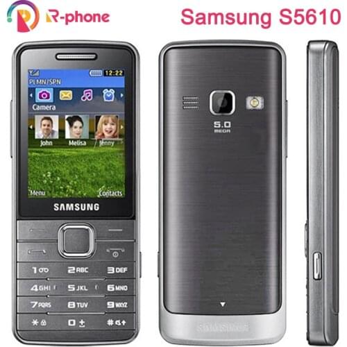 Samsung S5610 S5611 Refurbished Mobile Phone 2G 3G Unlocked 2.4" 5MP Hot Sale Original Phone