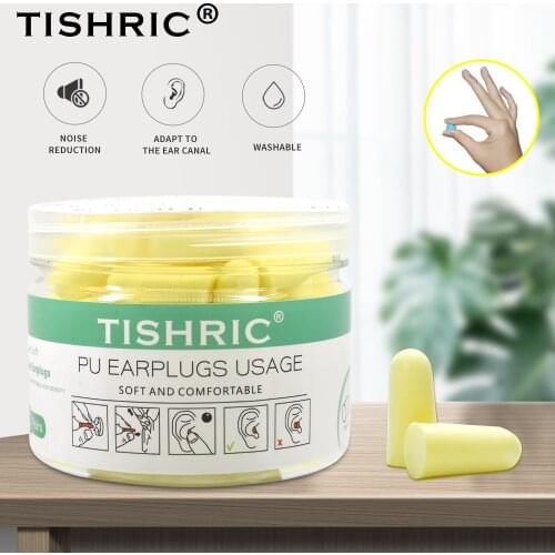 TISHRIC 10/30 pairs Multicolour Ear Plugs For Sleeping Earplugs Antinoise Sleeping Ear Plugs Noise Reduction Soft Ear Protection