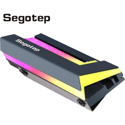 Segotep M.1 Cpu Cooling Fan ARGB Computer Rase RAM SATA Computer Case 5V3PIN RAM NGFF Fan Cooling PC Accessories Heatsink Cooler