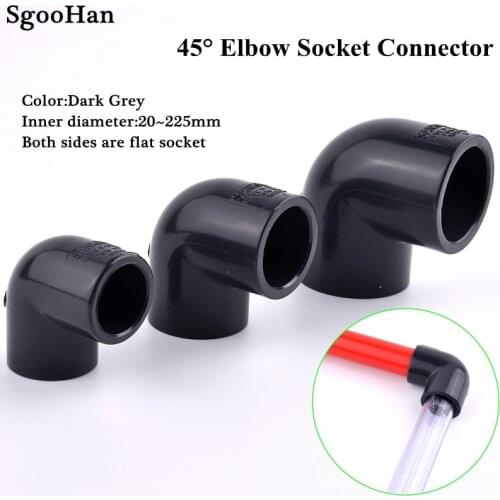 Inner Diameter 20~63mm UPVC Pipe 90° Elbow Connector Irrigation System Hydroponics Planting Frame Plastic Elbow Socket Joint