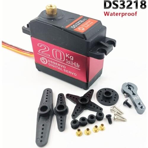 20kg /.09S Baja 1:8 1:10 Rc Car Waterproof High Speed Digital Servo DS3218 / Pro Metal Gear Digital Servo For 1:8 1:10 Rc Car
