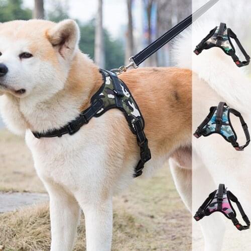 All Season Pet Collar Adjustable Dog Harnesses Walk Out Reflective Vest Leashes Cat Leash For Small Medium Large Dogs Supplies
