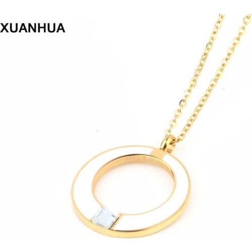 XUANHUA wholesale stainless steel fashion jewelry necklaces & pendants vintage jewelry accessories chain necklace jewellery