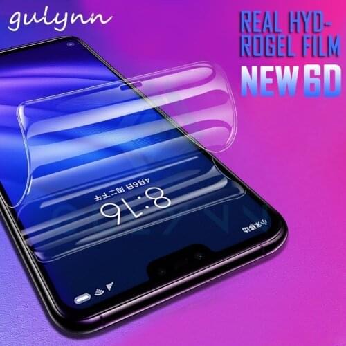 6D Full Protective Soft Hydrogel Film For Xiaomi Mi A3 Mix 2 3 Cover Screen Protector For Redmi 5 6 6A Note 5 6 Pro 8 8T 9S 9 7