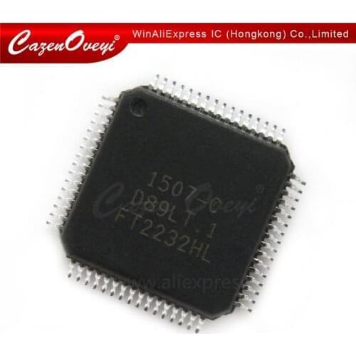 1pcs/lot FT2232HL LQFP64 FT2232 FT2232H USB interface IC USB to Dual UART/ HS FIFO/SPI/JTAG/I2C New original In Stock