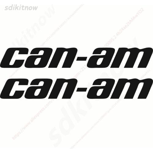2pcs/lot PVC Decals can-am canam sticker pro bikerecycle bike activity Stickers Car Window BODY Accessories Auto decoration