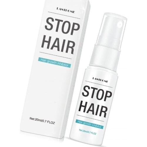 20ML Powerful Permanent Painless Hair Removal Spray Stop Hair Growth Inhibitor Shrink Pores Skin Smooth Repair Essence