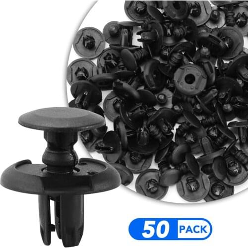 50pcs Car Fastener Rivets Auto Accessories for Mazda CX-5 CX-7 CX-3 CX-9 mazda2 3 6 ATENZA Axela Infiniti Q50L QX50 QX60