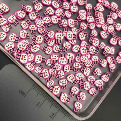 60g Rabbit Polymerclay,Soft Clay Sprinkles For Kids Diy/Craft Diy Making/Nail Art/Scrapbook Decoration/Craft Filler