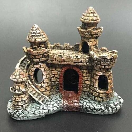 Aquarium fish tank landscaping and decorative resin ornaments aquarium decoration plants