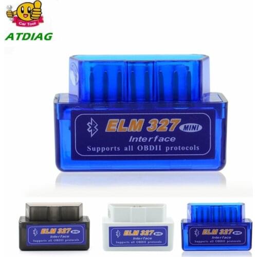 OBD mini ELM327 Bluetooth OBD2 V2.1 Auto Scanner OBDII 2 Car ELM 327 Tester Diagnostic Tool for Android Windows Symbian