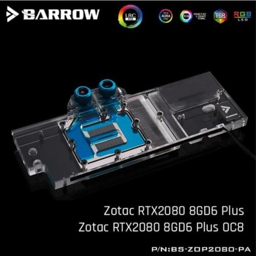 Barrow Sutai Extreme PLUS RTX2080 Full Coverage Graphics Cool Head Aurora BS-ZOP2080-PA