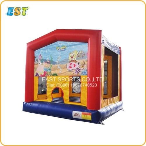 Free Shipping 4x4x4m Giant Inflatable Bouncer Combo, Commercial Inflatable Bouncy Castle For Sale
