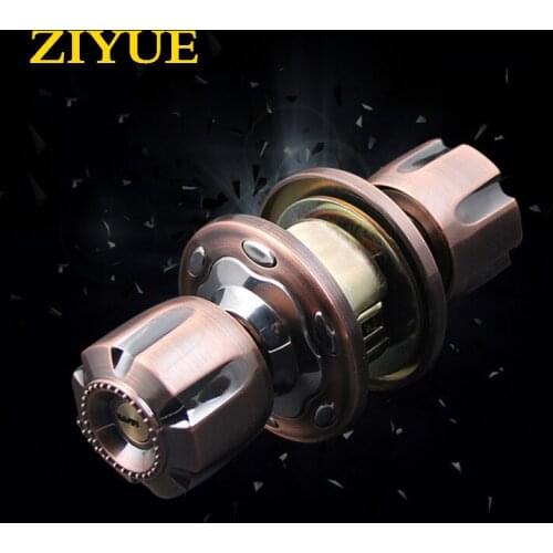 Free Shipping high quality Interior Room Round Door Ball Spherical Lock Bathroom Apartment Handle door Lock