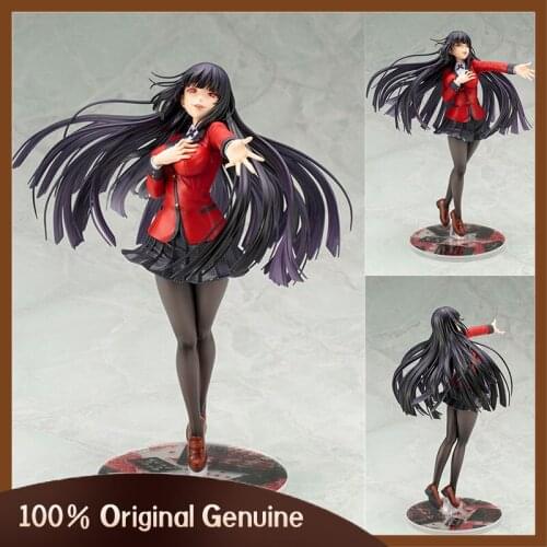 Original Japanese Anime Kakegurui Jabami Yumeko Cartoon Figurine 215mm PVC Action Figure Model Toy Doll Movie Collection