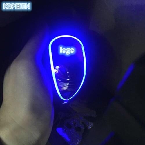 HOT Car accessories Gear Shift Knob Touch Sensor Colourful Car Logo LED Light For Buick regal gs excelle encore lacrosse
