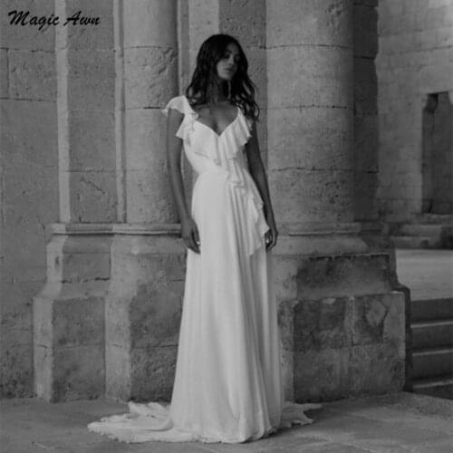 Magic Awn Chiffon Wedding Dresses