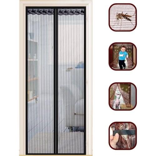 Magnetic Mosquito Net Hands-free Door Net Anti Mosquito Insect Fly Door Screen Magnetic Curtain Mesh for Door Kitchen Curtains