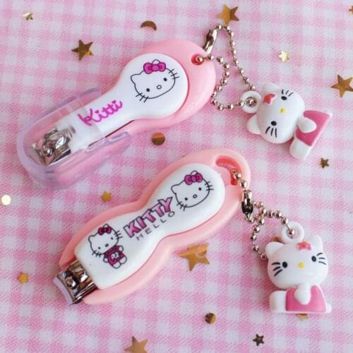 Hello Kitty Cartoon Nail Clippers Female Household Children Nail Clippers Hand Toe Nail Tools Children Adult Nail Art
