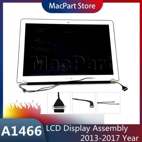 Laptop New Screen Assembly for Macbook Air 13.3" MD760 MD761 A1466 LCD Display Screen 2013 2014 2015 2016 2017 Year