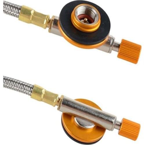 Outdoor Gas camping stove connection Regulating valve with High temperature resistance flexible hose
