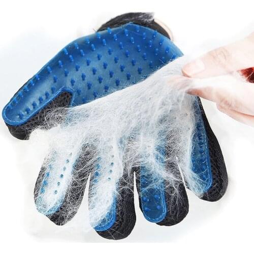 Pets Dogs Glove Brush hair remover Silicone Glove For Grooming Dog Cat Comb Hair Self Cleaning gants pour chien cepillo perro
