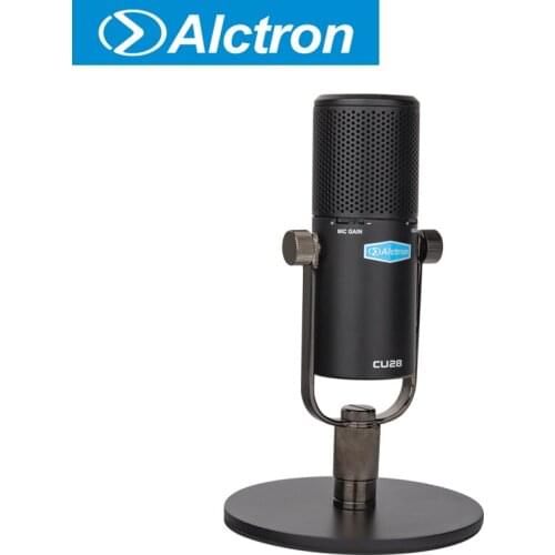 Alctron CU28 USB hanging or desktop condenser mic, used in studio recording