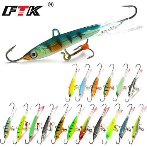 FTK colorful winter ice fishing lure 1PC 6.5cm/22g 5.5cm/12g 5cm/12g hard bait balancer Pescas fishing tackle