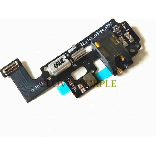 Headphone Audio Jack Flex Cable For Lenovo ZUK Z2 Plus with Vibrator