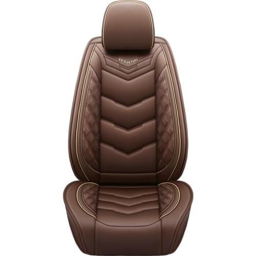 Front + Rear ) Special Leather Universal Auto Seat Covers Suitable for 98% 5-seat set car use High quality PU Seat cushion