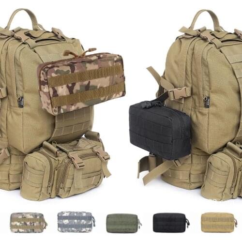 Tactical Molle Pouch Belt Waist Pack EDC Medical Bag Military Waist Pack hunting Accessories Pouch Travel Camping Bags Pocket