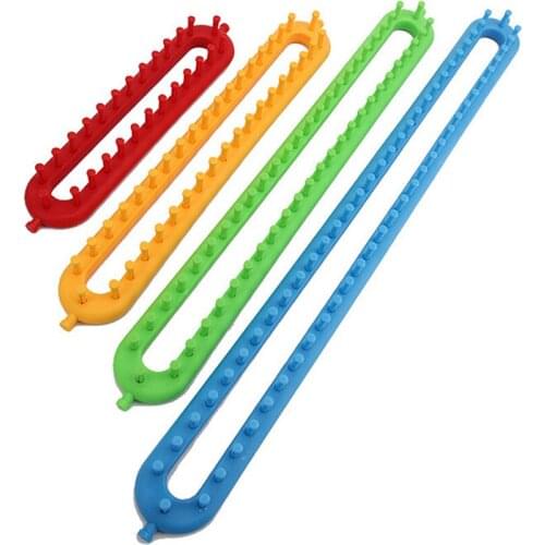 Longtyp Loom Knitting Machine For Crochet Tool Rectangular DIY Creative Wool Circle Hat Scarf Blanket Bag Sweater Hand Knit Suit