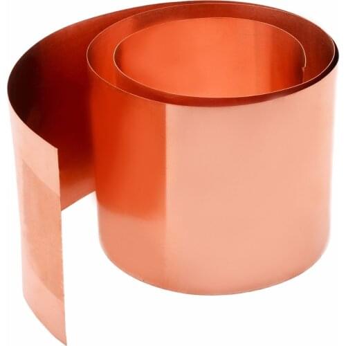 1pc 99.9% Pure Copper 0.2mm Thickness Cu Metal Sheet Foil Plate For Welding Brazing 100mm*1000mm