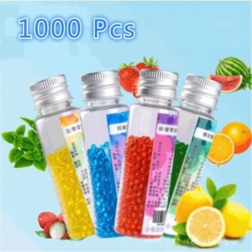 1000 Pcs Fruit Menthol Flavor Cigarette Popping Capsule Mint beads Explosion Blast Ball For holder Filter Smoking Accessories