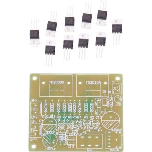 1x Dual Channel TDA2030A Power Amplifier DIY Kit for Arduino & 10Pcs LM317 Voltage Regulator IC 1.2V - 37V 1.5A