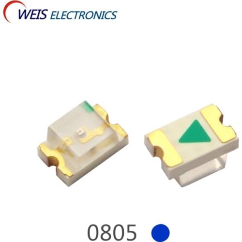 3000PCS 0805 BLUE LED 2102 SMD LIGHT BEADS 460-465NM 43-62MCD 3.0-3.2V LAMP Wholesale