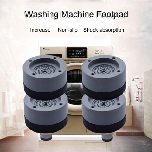 4 Pcs Washing Machine Refrigerator Mute Rubber Mat Anti Vibration Anti Shock Pad SUB Sale