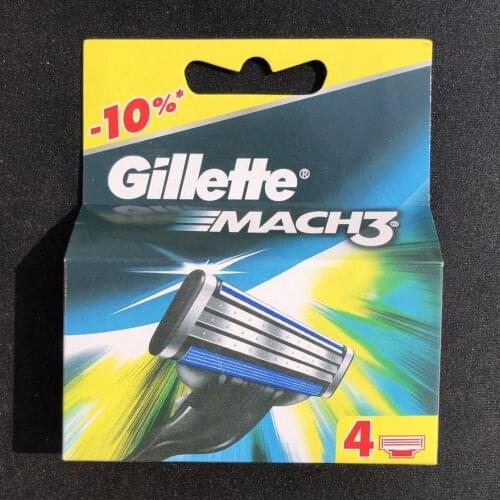 4pcs/pack Mens Safety Razor Blades Face care Shaving blades Manual shaving Cassette for Gillette mach 3