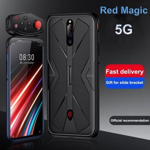 6.65" Shockproof TPU soft phone Cases For Nubia Red Magic 5G Case Red devil 5G shell Heat Dissipation Cover Support Gamepad